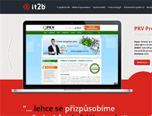 Tablet Screenshot of it2b.cz